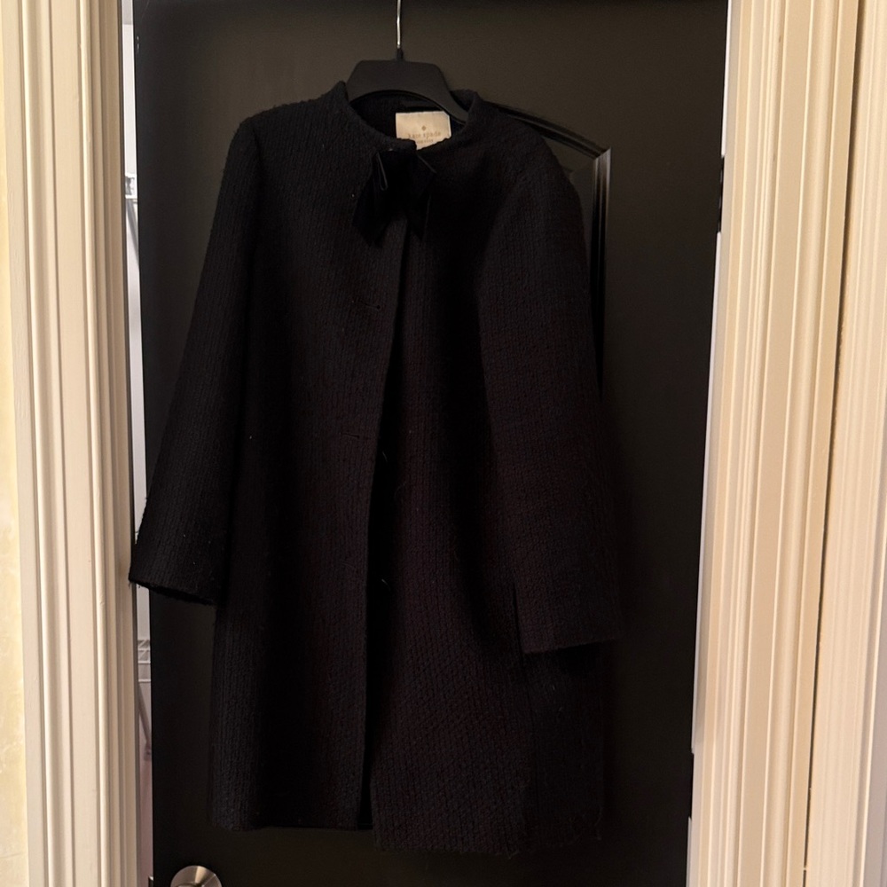 Kate Spade Black Women's Cape Coat